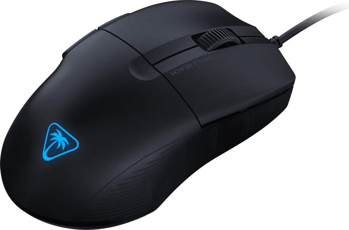 Ultralichte Turtle Beach® Pure SEL-gamemuis - Bedraad - Zwart