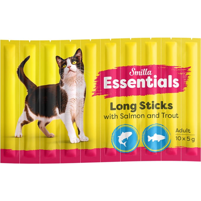 Smilla Essentiële Sticks - Zalm en forel (10 x 5g)