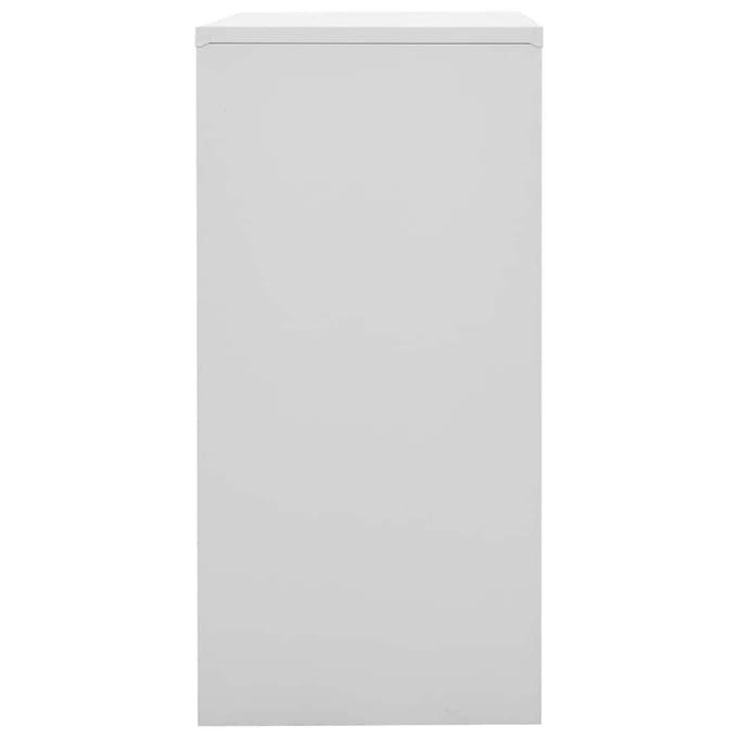 vidaXL - Lockerkast - 90x45x92,5 - cm - staal - lichtgrijs - en - blauw