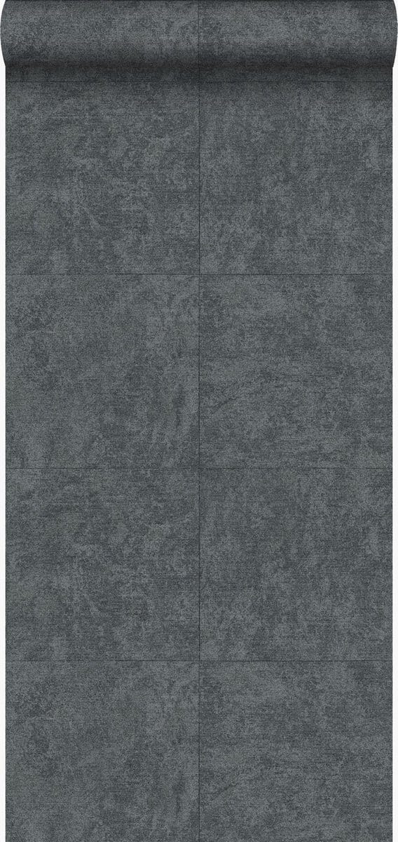 Origin Wallcoverings behang steen donkergrijs - 53 cm x 10.05 m - 347413