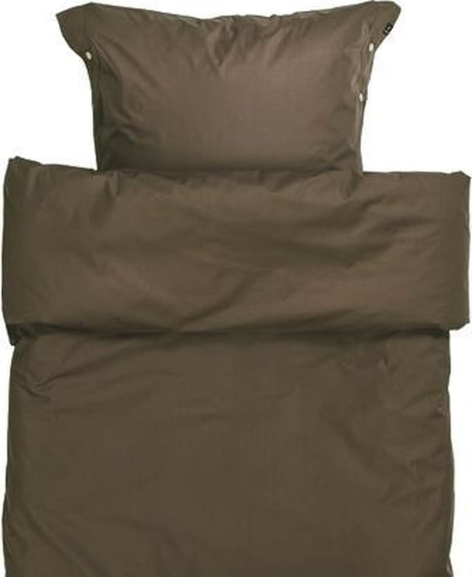 Drottningholm dekbedovertrek walnut - 220 x 240