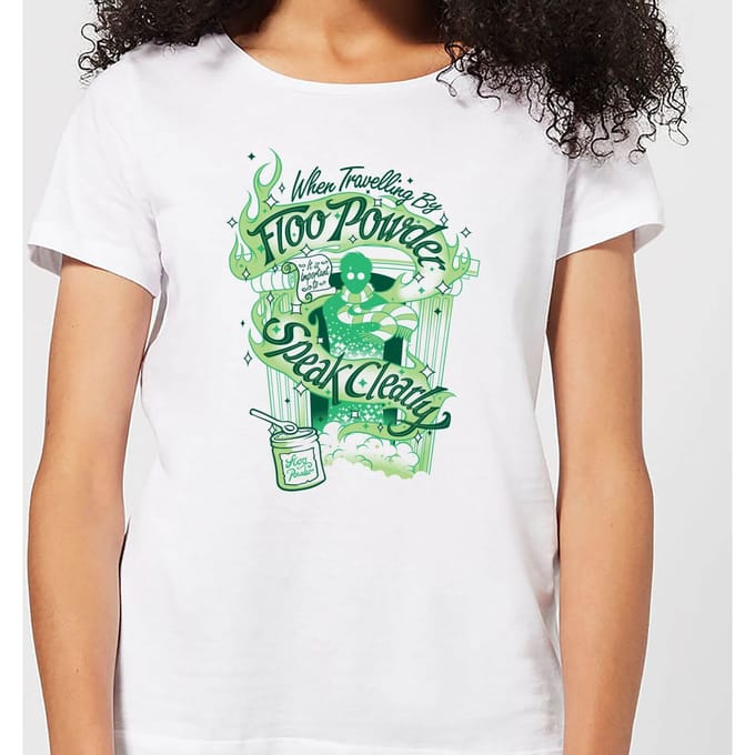 Harry Potter Floo Powder dames t-shirt - Wit - S