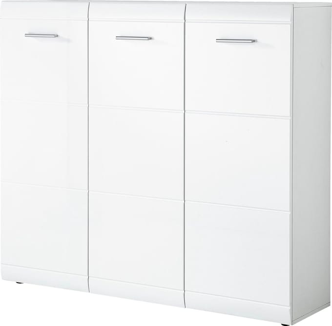 Germania Schoenenkast Adana Groot - L134 x B37 x H120 cm - Wit