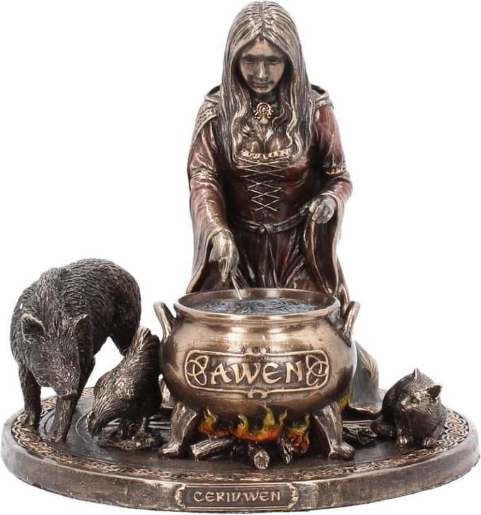 Nemesis Now - Veronese Design beeld/figuur - Welsh Godin Ceridwen Beeld Gebronsd 17cm