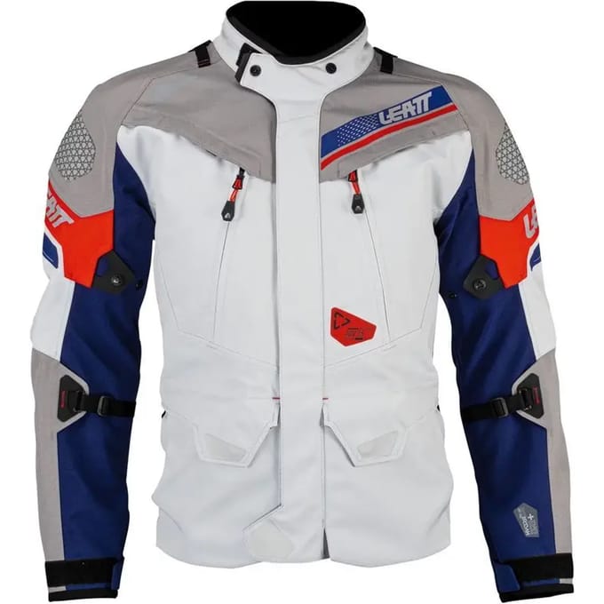 Leatt ADV DriTour 7.5 Royal Grijs Blauw Rood Waterdichte Textieljas - Jas