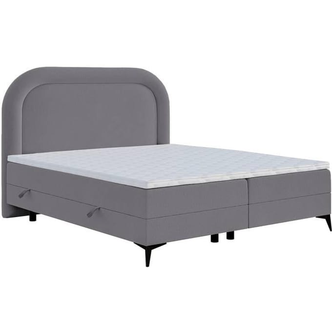 Boxspring Lorena chenille inclusief topper 180 x 200 cm | NADUVI Collection