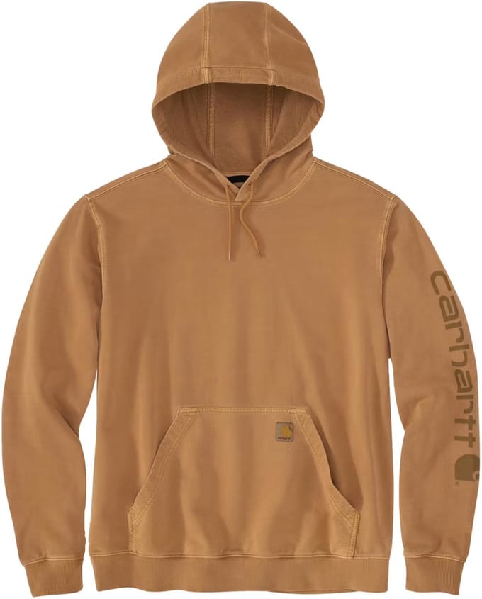 Carhartt Durham Garment Dyed Logo Hoodie -