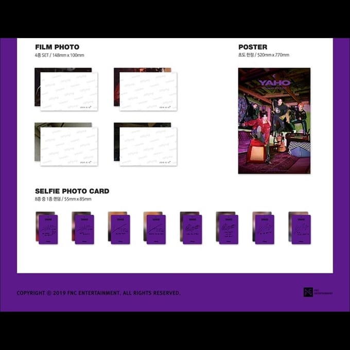 N.Flying [YAHO] 6e Mini Album No poster_Random ver. black