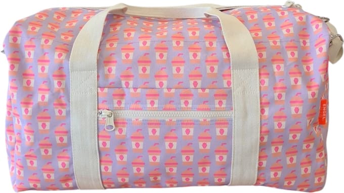 ENGEL. Weekendtas - Groot hoofdvak - Milkshake Magic - 25x25x48cm