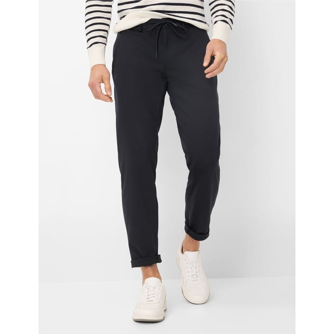 Brax Heren Jogger  Style PHIL DARK NAVY, donkerblauw, maat 48/30
