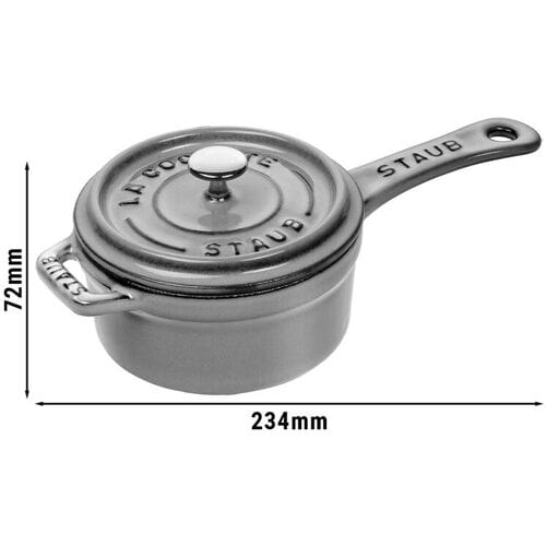 STAUB SPECIALITIES - Steelpan - Ø 100mm - Gietijzer - Grafietgrijs