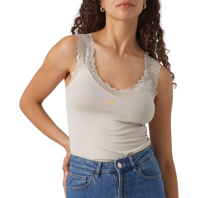 Vero Moda Rosa Top Dames - Maat L
