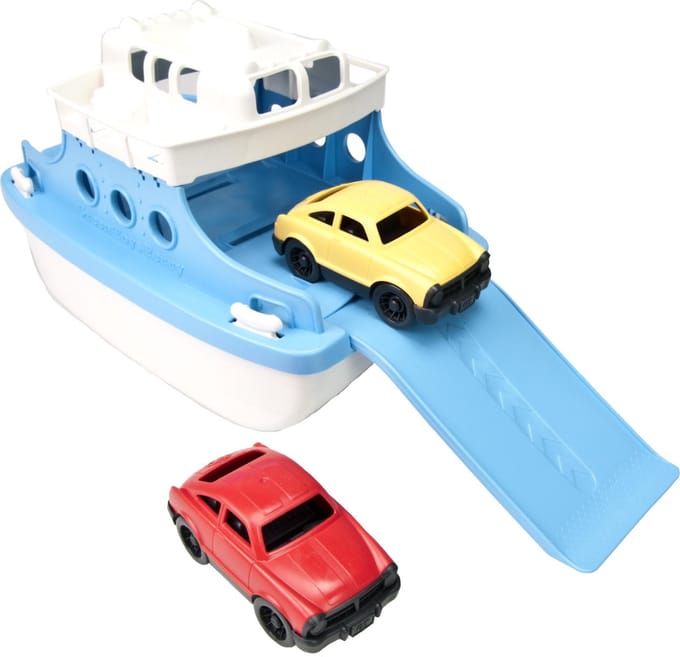 Green Toys Ferry Boat with Mini Cars