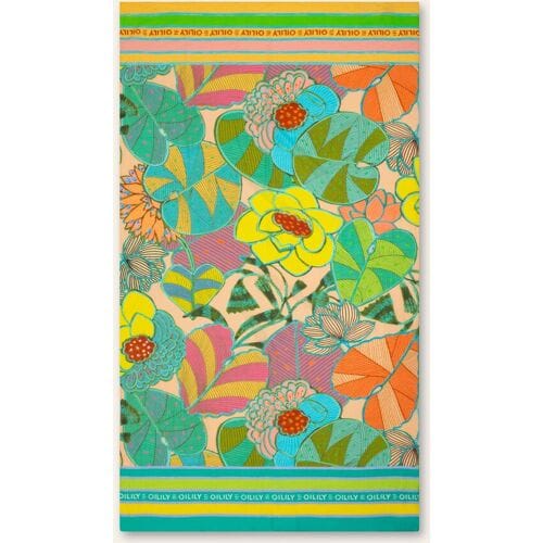 Oilily Artisan Flower Sjaal- maatOne size Evening Sand