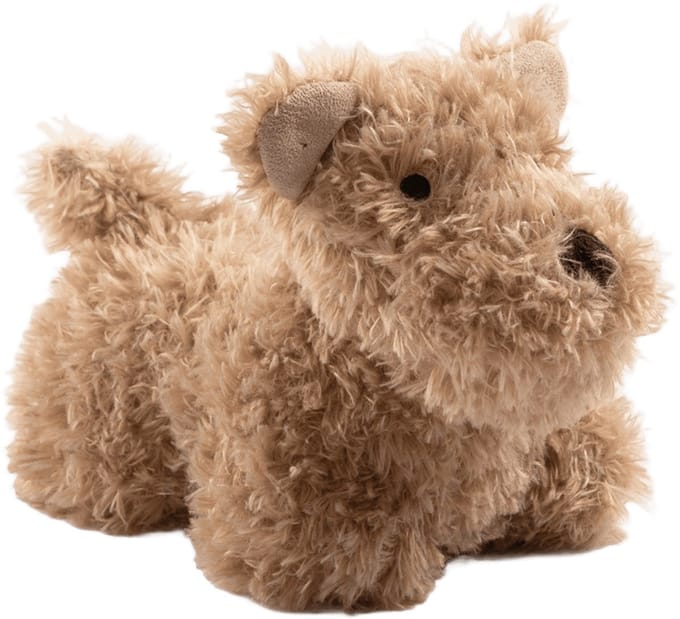 Textino deurstopper Fikkie - 30x16x17 cm - hond - beige - 1 KG