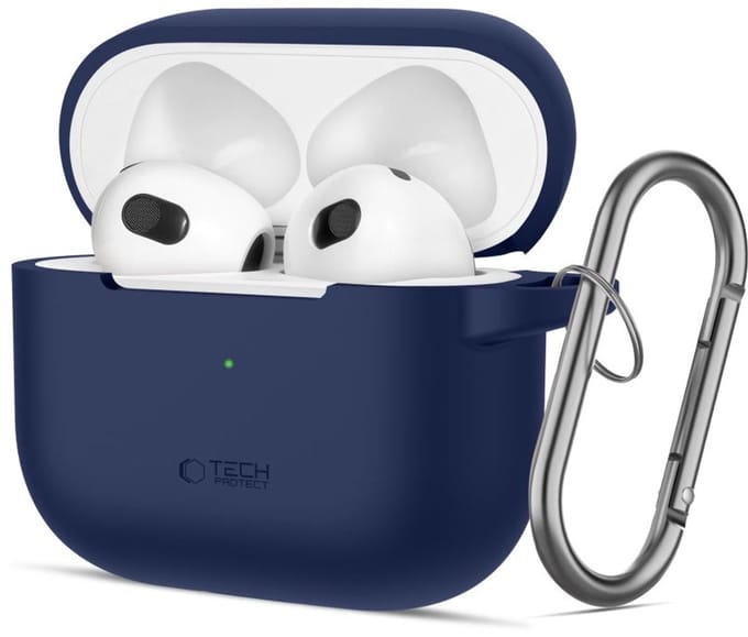 Tech-Protect Silicone Hook Case for Apple AirPods 3 - Blue