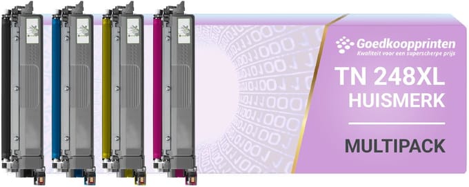 Huismerk Brother TN-248XL toner cartridge Multipack