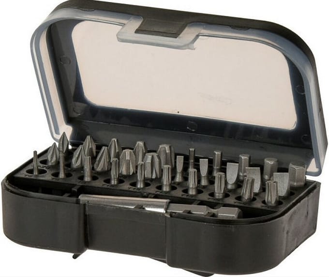 FX Tools Schroevendraaierbitjes- bitjes set - 32 delig -inclusief bithouder