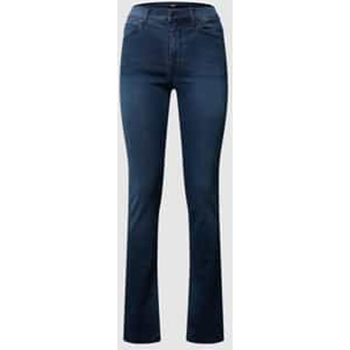 Bootcut jeans met contrastnaden, model 'CICI'