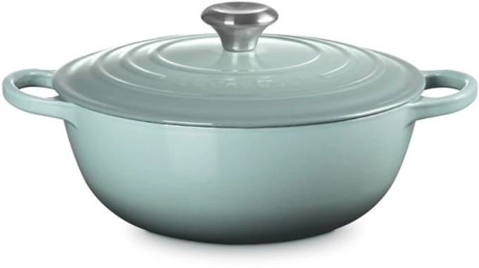 Le Creuset Marmite Signature 28cm / 4.9L Sea Salt