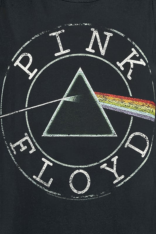 Pink Floyd Logo Circle Heren Tanktop - zwart - S