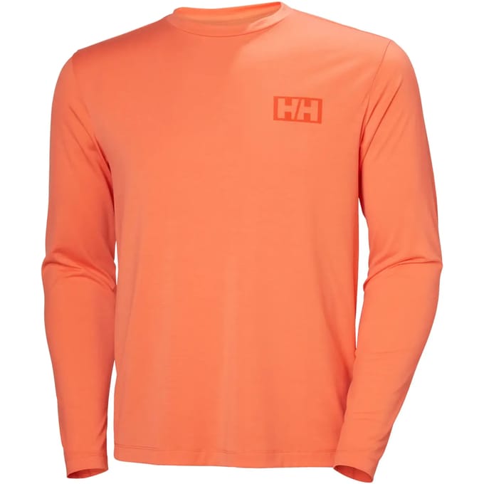 Helly Hansen Skog Graphic Tee T-shirt Met Lange Mouwen Oranje S Man