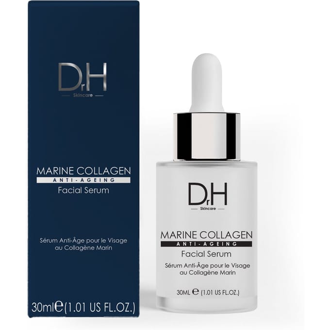 Dr H Anti-aging gezichtsserum met marinecollageen 30 ml