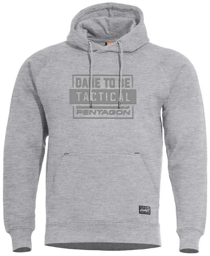 Pentagon Phaeton Dare To Be Tactical Hoodie Grijs 2XL Man