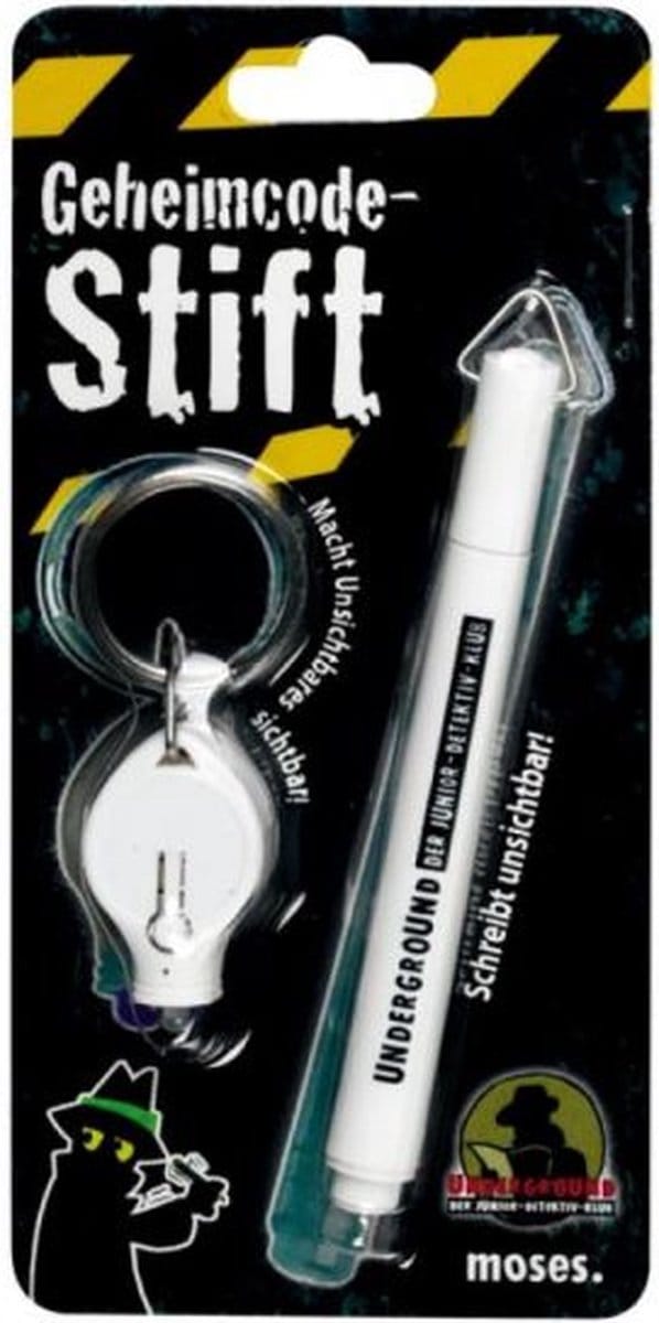 schoencadeau altijd goed - detectivepen met uv lamp
