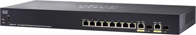 Managed Gigabit Switch met 8 PoE+ poorten en 62W Power Budget