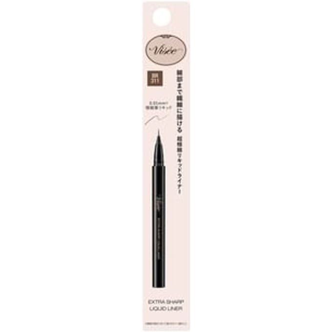 Kose - Visee Extra Sharp Liquid Liner BR311 Brown Black
