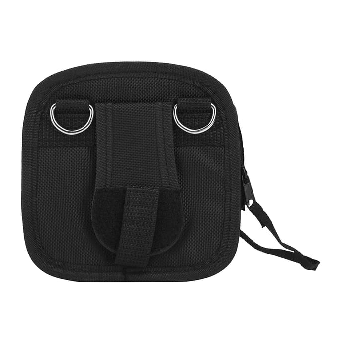 9 Vakken Filtertas Nylon Etui Portemonnee Pouch Camera Accessoire met Schouderriem black