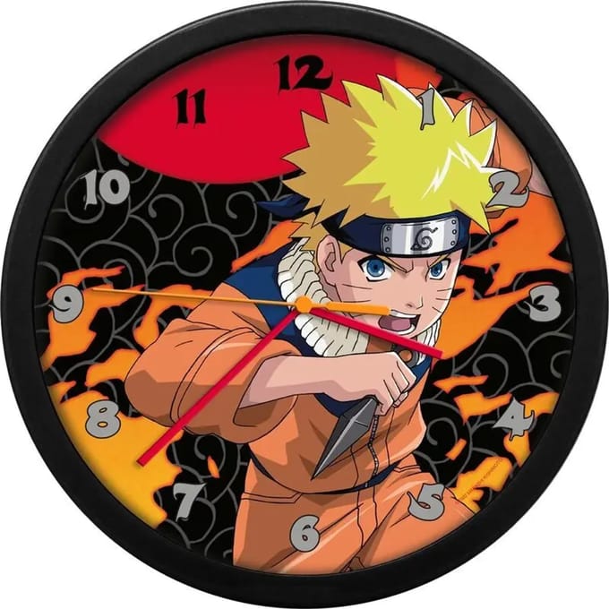 Wandklok Kids Licensing Naruto Shippuden