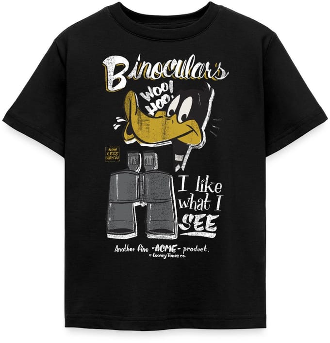 Looney Tunes Daffy Duck Binoculars T-Shirt Kinderen