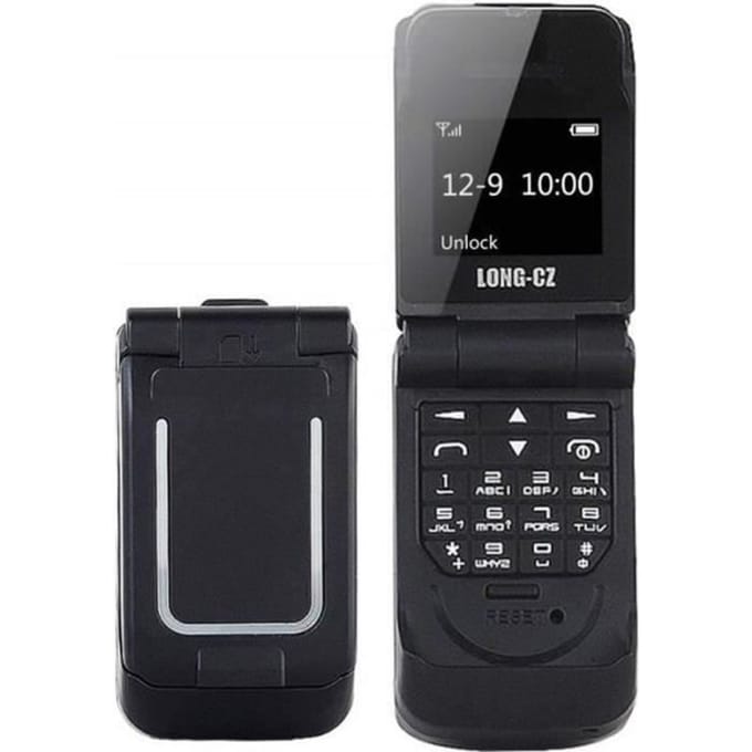 Téléphone portable - YWEI - BD18707-Mini LONG-CZ J9 - Clapet 0.66  - Bluetooth - FM - Mains libres