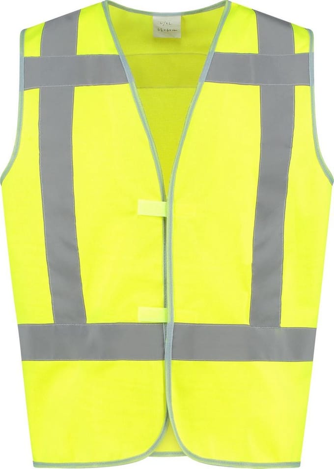 EM Traffic veiligheidsvest High Visibility RWS - Fluor geel - maat S/M