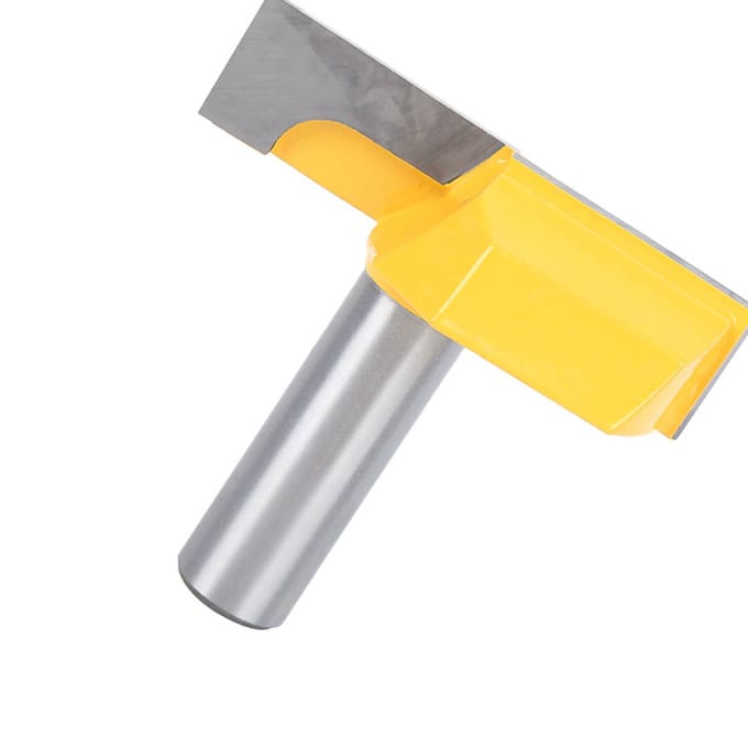 Fraise à défoncer, raboteuse de surface inférieure, fraise à bois, couteau de nettoyage inférieur 12 x 57 mm