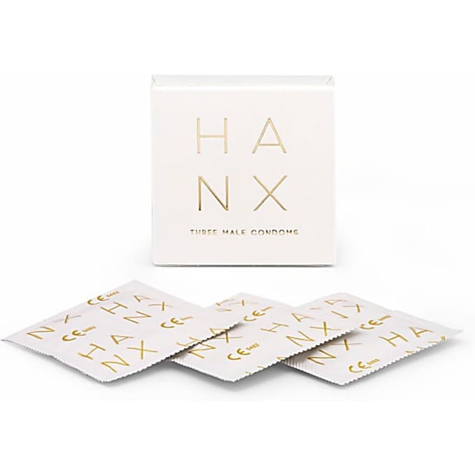Hanx Standaard Formaat Ultra Dun Vegan Condoom - 3 stuks