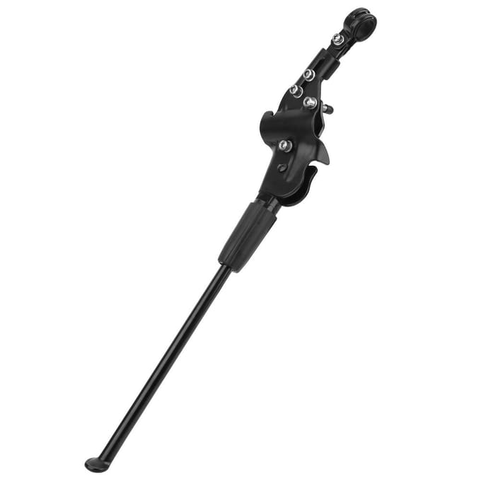 Verstelbare Fietsstandaard Aluminiumlegering Fietsstandaard voor 26 inch Fietswiel black