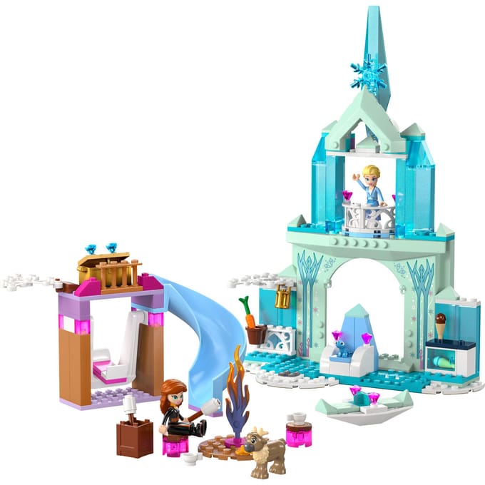 LEGO 43238 ǀ Disney Princess Elsa's Frozen kasteel Bouwbaar Speelgoed met Elsa en Anna Poppetjes