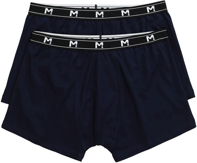 Men Plus - Heren - Heupbroek set van 2 onderbroek - Navy blauw - Maat L