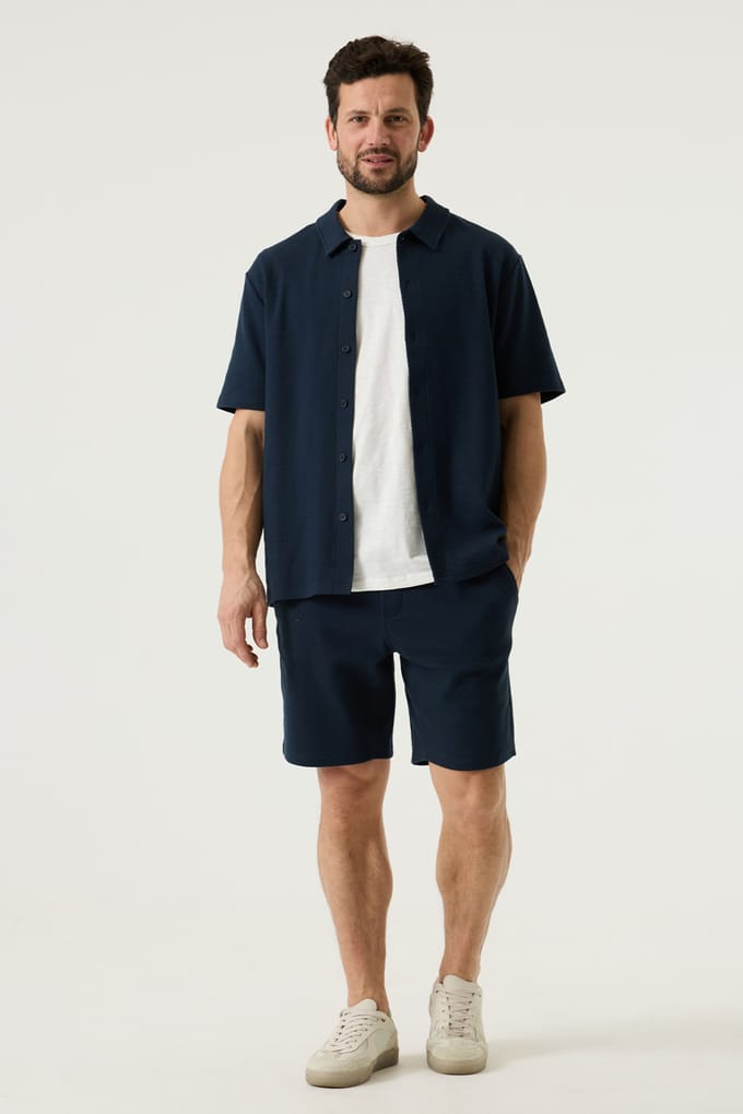 Pilot short donkerblauw