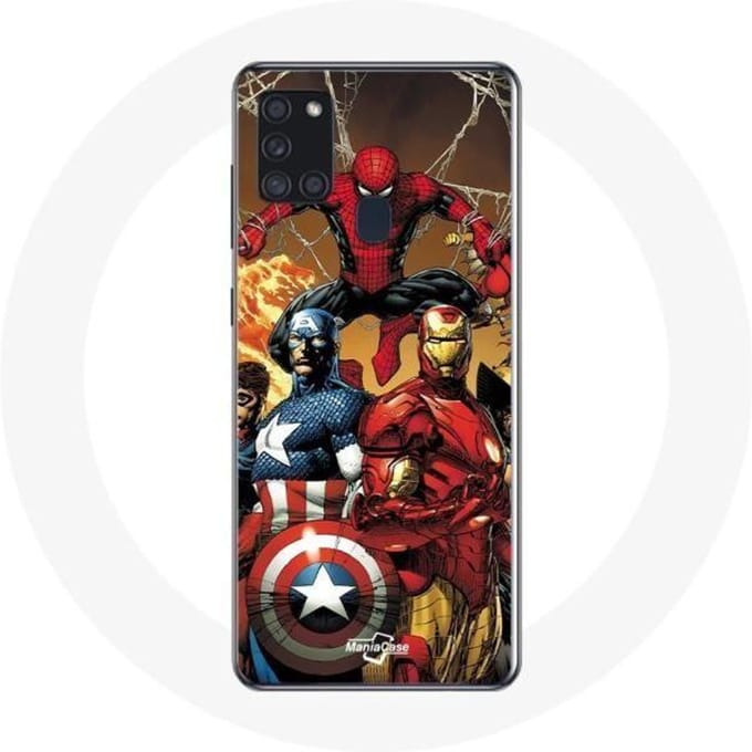 Coque Samsung Galaxy A21S Avengers invaders Anciens soldats
