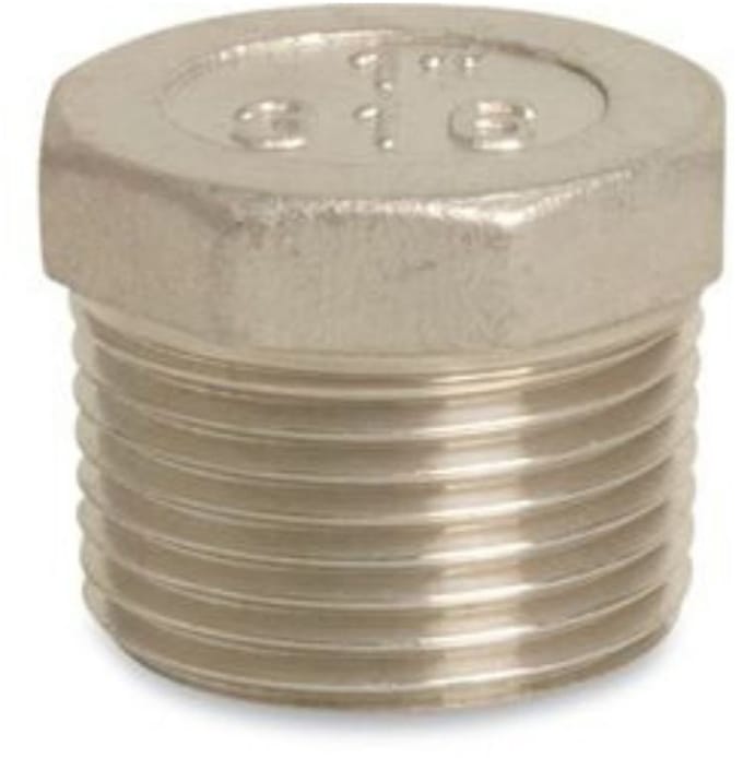 RVS Stop, Schroefdraad Plug 1 1/2", V4A, Boni-Shop