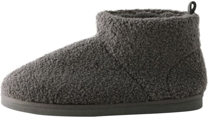 Next - Heren - Borg pantoffels - Grijs