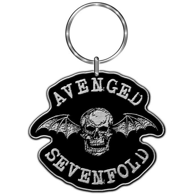Avenged Sevenfold - Death Bat Sleutelhanger - Zwart/Zilverkleurig