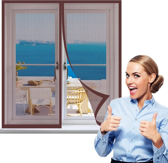 Magnetisch Hor voor Deur 140x90 cm - Gaas Screen voor Openslaande Deuren