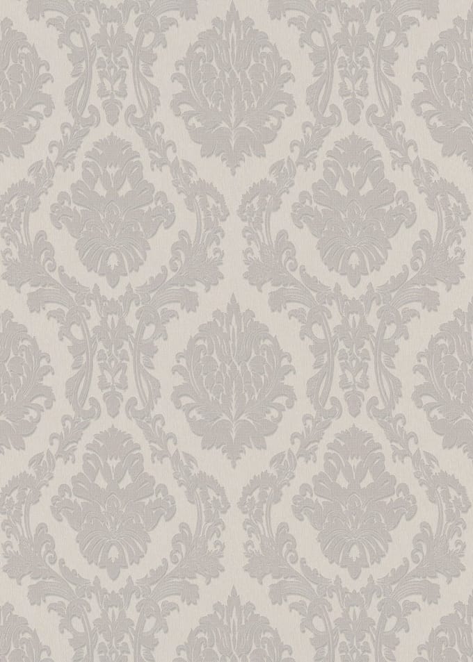 Erismann Vinylbehang 10288-37 - Versailles - Klassiek Grijs - 53cm x 10.05m