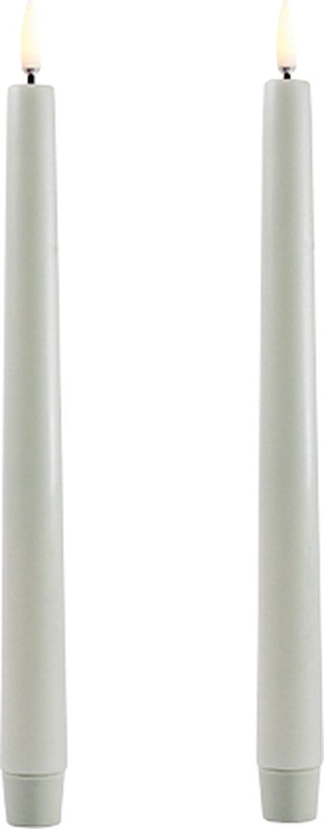 Uyuni LED Tafelkaars - Dusty Green - 25CM - Set van 2