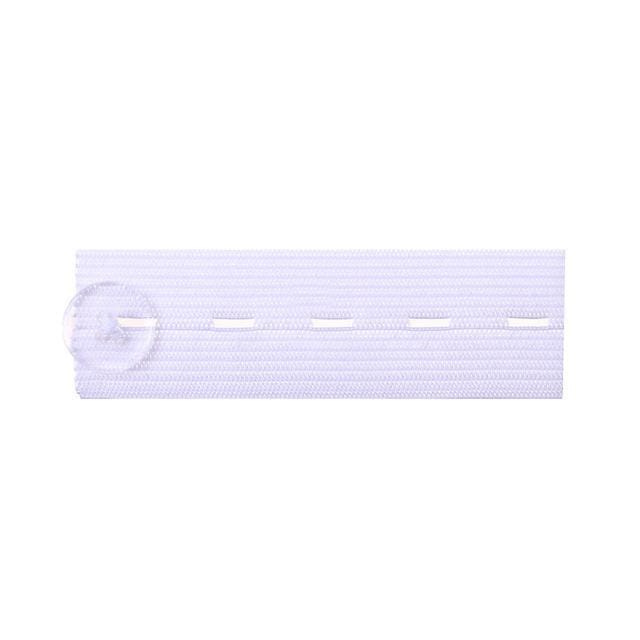 2 pièces Boucle d'extension de taille de jean, Cordon d'ajustement élastique, Modification de petite circonférence de taille de pantalon de maternité, Grands accessoires 2pcs blanc